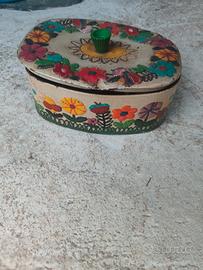 scatola bottoni vintage