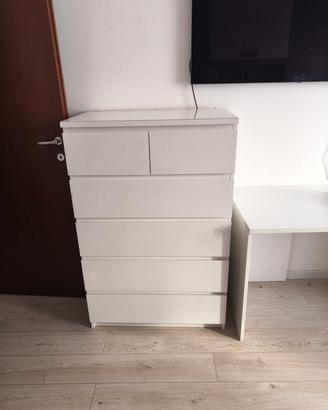 malm ikea cassettiera 