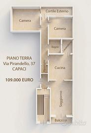 Piano Terra semi-indipendente