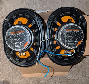 2 altoparlanti coassiali ellittici per auto Hertz