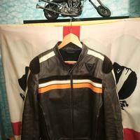 DAINESE IN VERA PELLE CON PROTEZIONI.