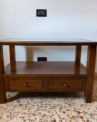 Mobile porta TV, legno con cassetti