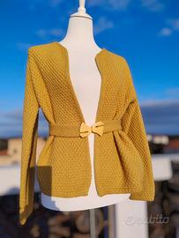 Cardigan Vintage Benetton Pura Lana Made in Italy 