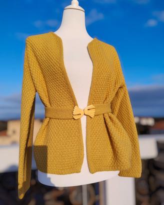 Cardigan Vintage Benetton Pura Lana Made in Italy 