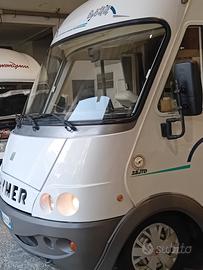 hymer b 644 clima cabina..cellula garage letto tra