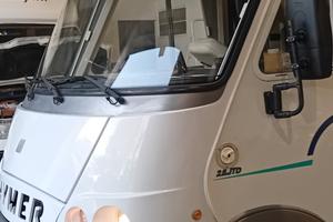 hymer b 644 clima cabina..cellula garage letto tra