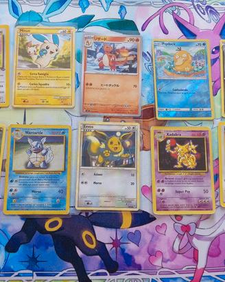 Lotto carte pokemon alcune vintage 