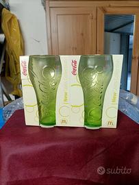 coppia bicchieri coca cola