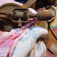 trapano a manovella anni 50