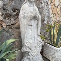 Scultura Madonna in pietra Brecciato irpino