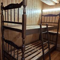 Letto a castello in legno 