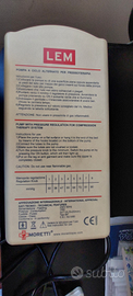 Pompa professionale per pressoterapia moretti