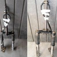 Adly Fox 50  forcella e ruota anteriore