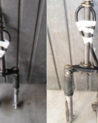 Adly Fox 50  forcella e ruota anteriore