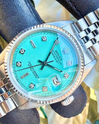 Rolex Datejust Ref. 1601 lunetta oro TIFFANY 💎 +