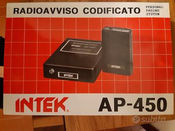 Radioavviso codificato Intek AP-450