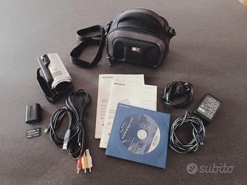 Videocamera Sony DCR-SR37E con custodia