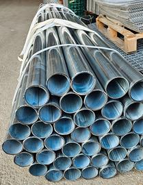 Pali, tubi zincati per recinzione diametro 45mm