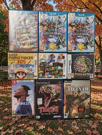 Lotto 9 giochi console mix