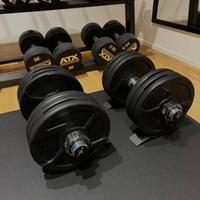 2x Manubri Regolabili 36 kg (NUOVI / MAI USATI)