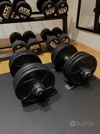 2x Manubri Regolabili 36 kg (NUOVI / MAI USATI)