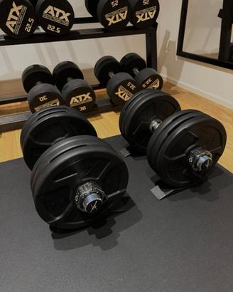 2x Manubri Regolabili 36 kg (NUOVI / MAI USATI)