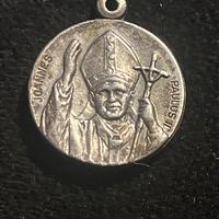 Medaglietta religiosa Vintage Papa Paolo II