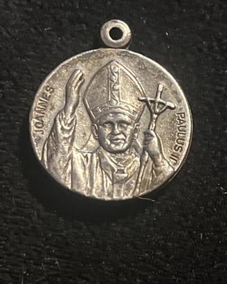 Medaglietta religiosa Vintage Papa Paolo II