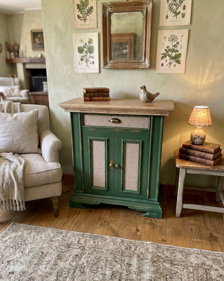Mobiletto Credenza Country Verde
