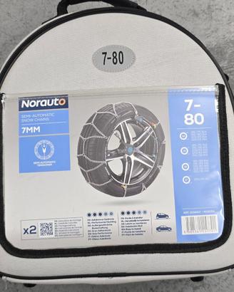 Catene da neve Norauto 7-80 semi-automatiche 7 mm