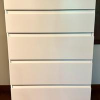 Cassettiera ikea kullen 5 cassetti bianca
