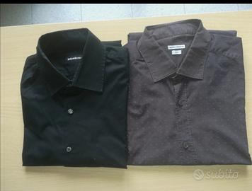 Set 2 camicia Sorbino nero Mastai Ferretti marrone