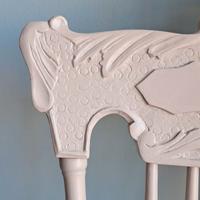 sedia a dondolo in legno