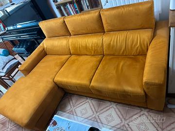 Divano Libolla angolare con chaise longue