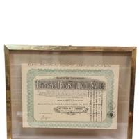 Titolo azionario "Tramways" 1893