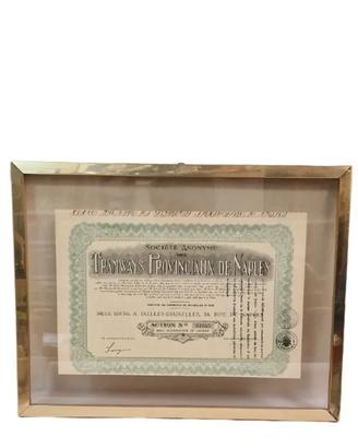 Titolo azionario "Tramways" 1893