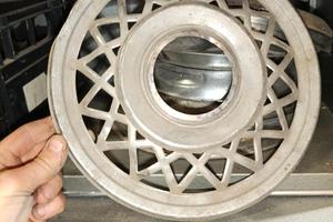 borchia vespa vintage cromate copri cerchio 8 9 10