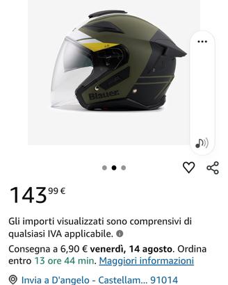 casco  blauer ( NUOVO)