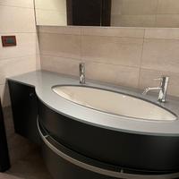 Mobile Lavandino Bagno a doppia vaschetta sospeso