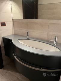 Mobile Lavandino Bagno a doppia vaschetta sospeso
