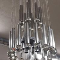 Vintage Lampadario Sospensione Sciolari anni '70