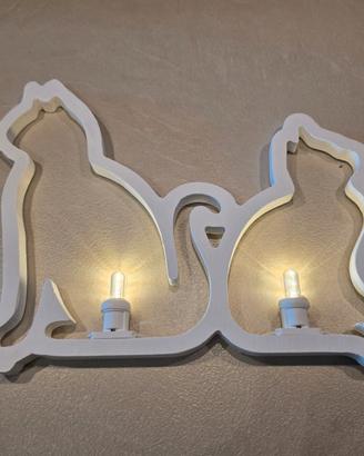gatto luminaria