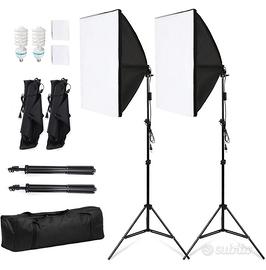 Set Studio fotografico - softbox - NUOVO