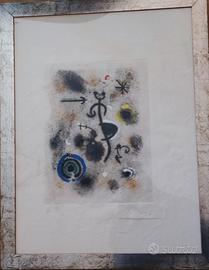 quadro grafica acquaforte Joan Miró H.C.
