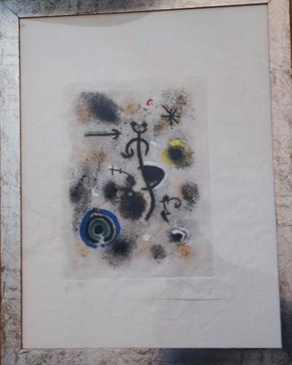 quadro grafica acquaforte Joan Miró H.C.