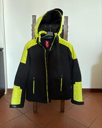 Giacca da sci FILA Taglia S Nero/Giallo – Ottime c