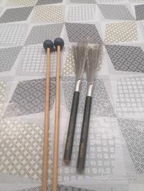 bacchette per batteria e percussioni 