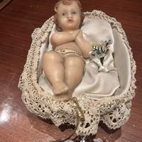 Bambinello in cera circa 25cm