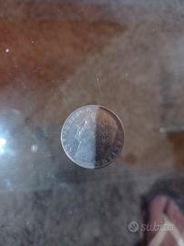 moneta da 100 lire e 10 lire