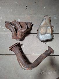 collettore originale completo clio 1.8 16v 